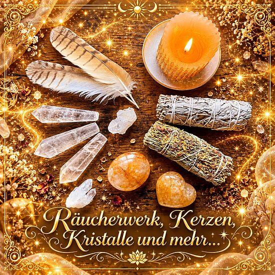Edelsteine, Räucherwerk und mehr