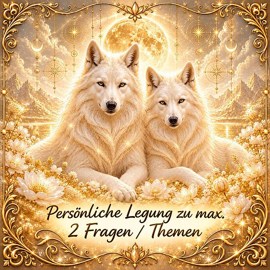Persönliche Kartenlegung zu max.  2 Fragen / 2 Themen