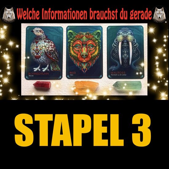 NUR STAPEL 3: 💥🎯 Welche Informationen sind gerade wichtig für dich 💥🎯