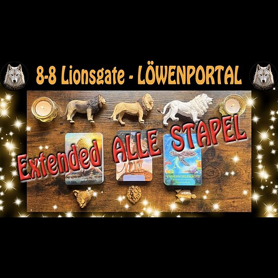 🦁8-8 Löwentor 🦁 EXTENDED ALLE Stapel🦁